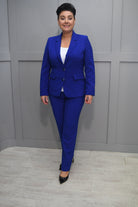 4680 Avalon Royal Blue Blazer Jacket With Buttons - Dolores 302