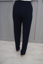 4697 Tia Navy Palazzo Style Trousers -71179 7093 6903