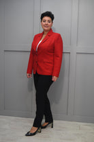 4966 Avalon Red Tweed Blazer- Dolores B 327