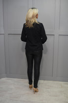 5026 YEW Black Jacket with Silver Button - 1207 Megan