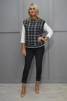 Rabe Monochrome Woollen Sweater Vest-51-221700