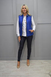 Barbara Lebek Cobalt Blue Reversible Gilet-46050032 851