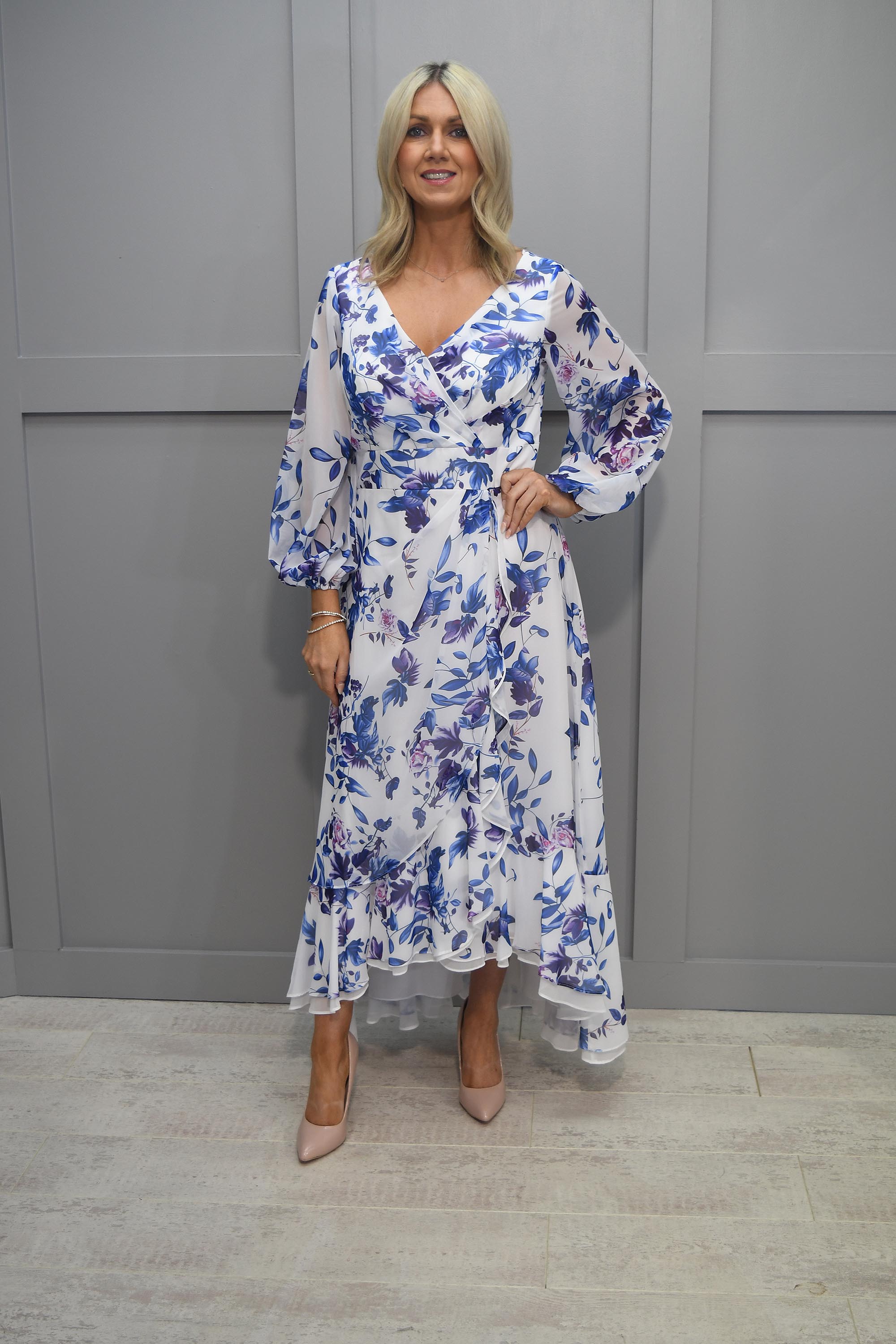 Couture Club Cobalt Floral Print Dress Style Boutique NI