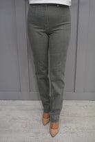 Robell Marie Washed Khaki Jeans - 51639 5448 85