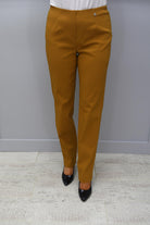 Robell Marie Mustard Full Length Trousers - 51412 5499 26