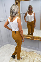 Robell Marie Mustard Full Length Trousers - 51412 5499 26