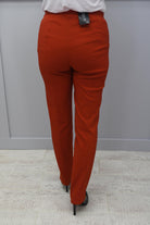 Robell Marie Burnt Orange Full Length Trousers - 51412 5499 360