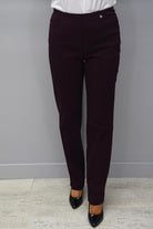 Robell Marie Maroon Trousers - 51412 5499 560