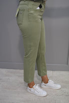 Zerres Gina Light Green Denim Soft Crop Jeans - 04207 572 034