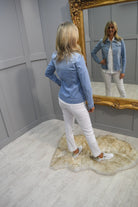 Robell Light Denim Blue Happy Jacket - 57632 54159 61