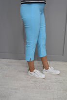 Robell Rose 07 Cropped Trousers Aqua Blue - 51636 5499 750