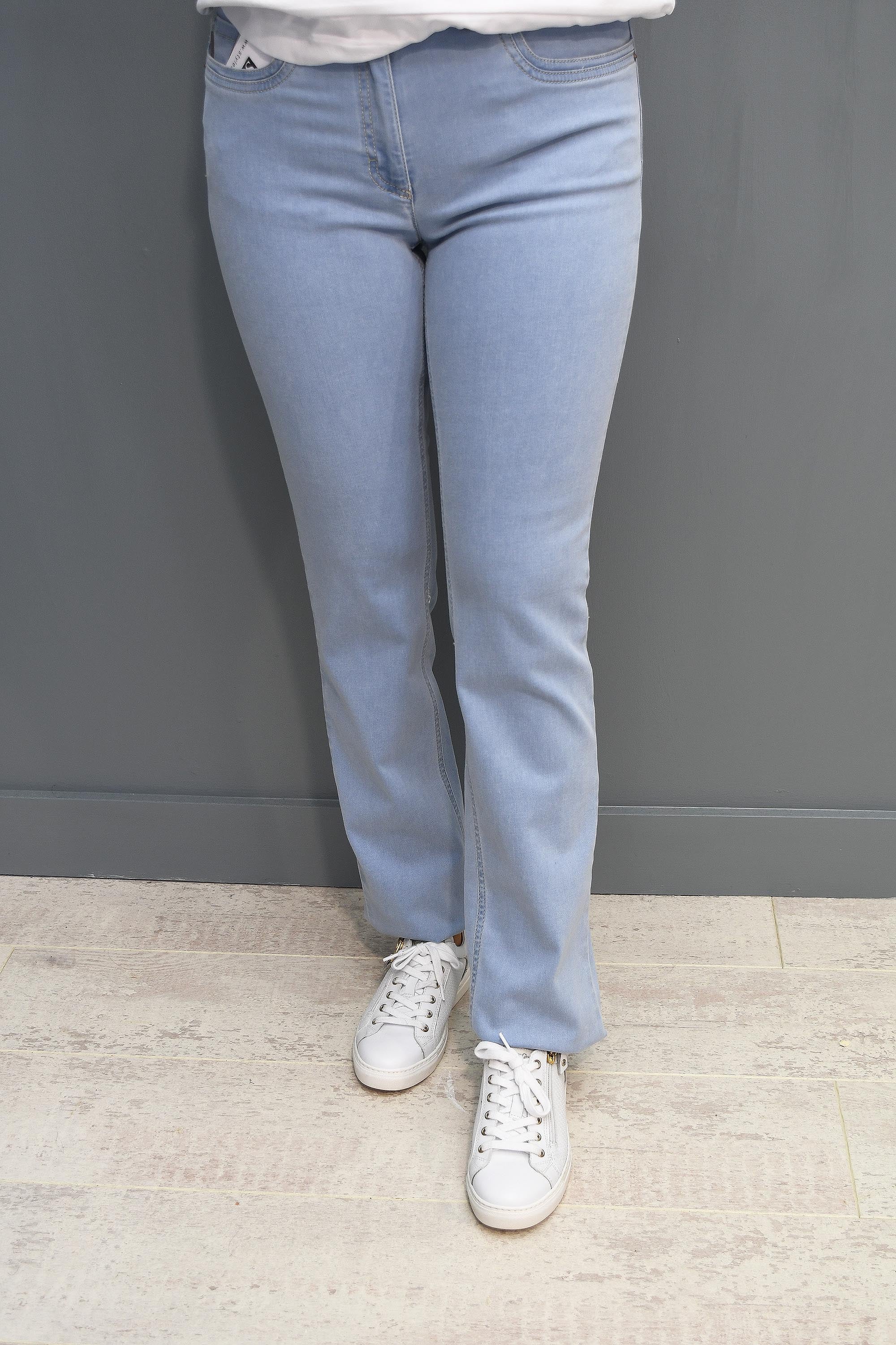 Zerres Gina Wellness Soft Blue Denim Jeans Zerres Jeans UK Stockists Style Boutique NI
