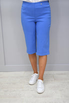 Robell Bella Cornflower Blue Shorts - 51625 5499 600