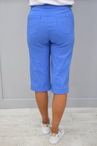 Robell Bella Cornflower Blue Shorts - 51625 5499 600