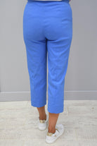 Robell Marie Cornflower Blue Cropped Trousers- 51576 5499 600