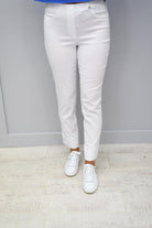 Robell Bella White Trousers - 51568 5499 10