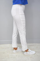 Robell Bella White Trousers - 51568 5499 10