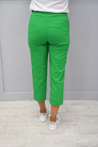 Robell Marie Green Cropped Trousers - 51576 5499 820