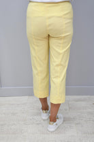 Robell Marie Cropped Trousers Yellow - 51576 5499 22