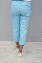 Robell Marie Cropped Trousers Turquoise- 51576 5499 170