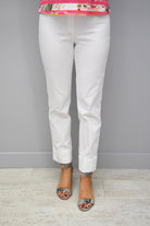 Robell Bella White 7/8 Jeans - 51628 5448 10