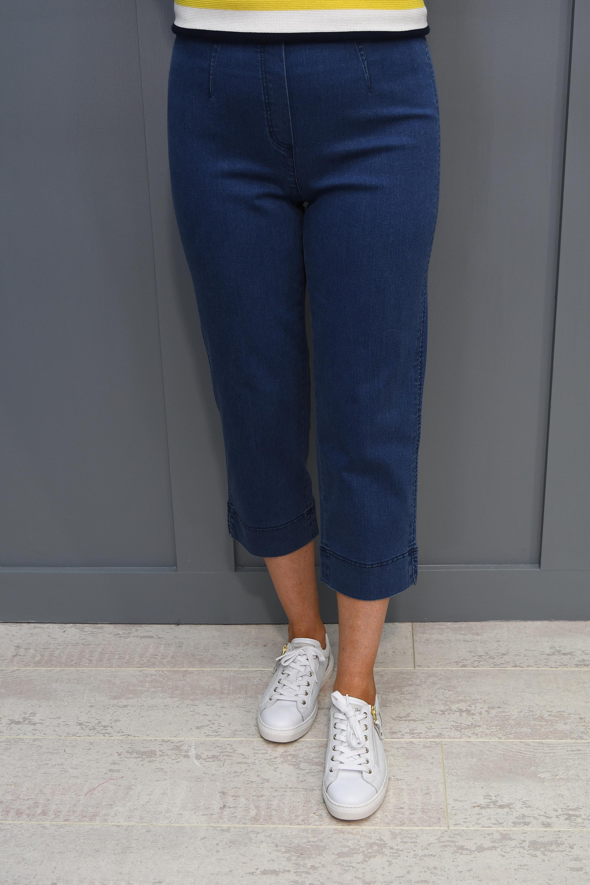 Robell cropped trousers uk store