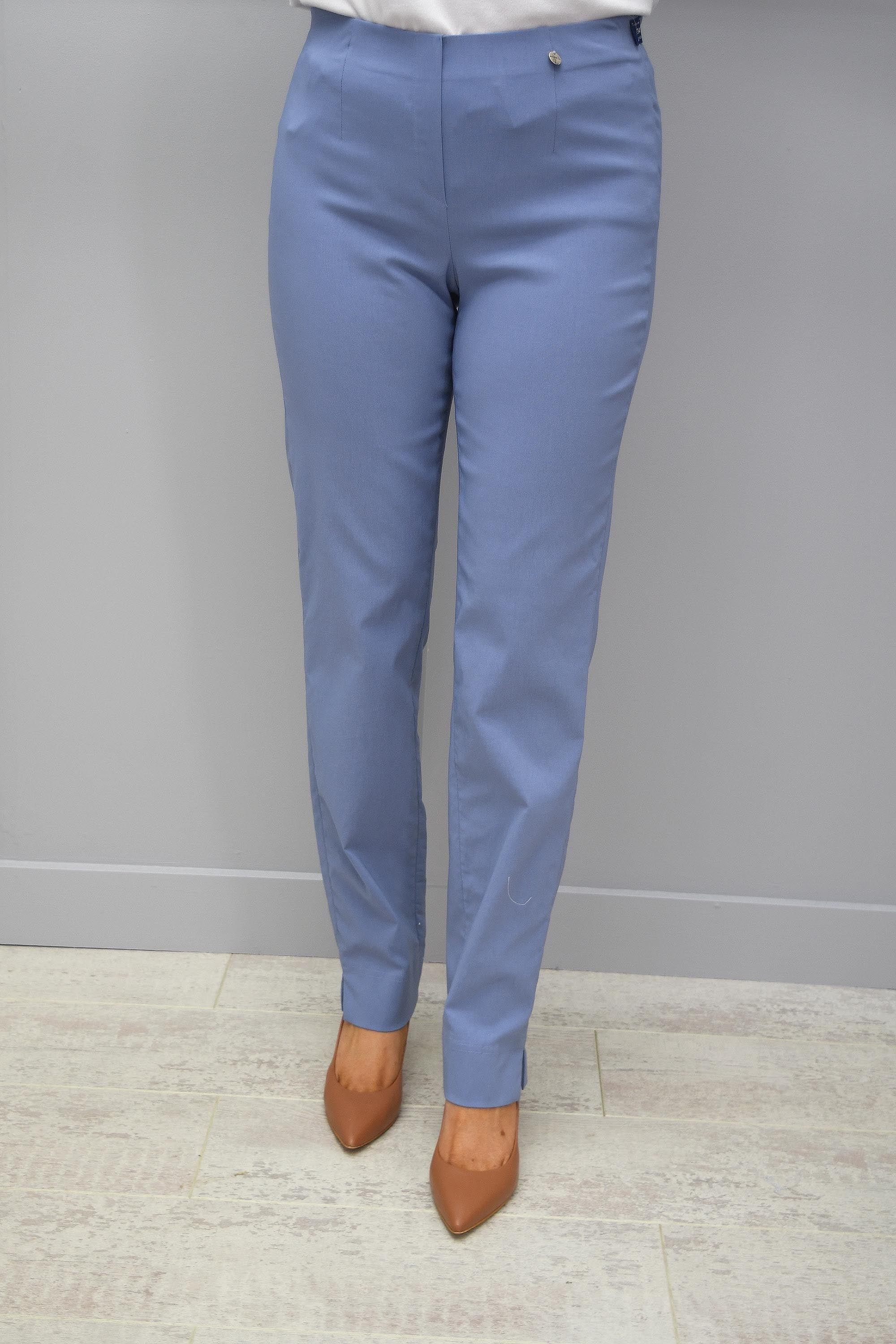 Robell Marie Full Length Trousers Light Denim Colour- 51412 5499 62