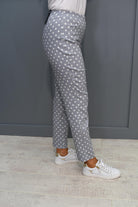 Robell Bella 09 Grey Spot Trousers - 51560 54570 910